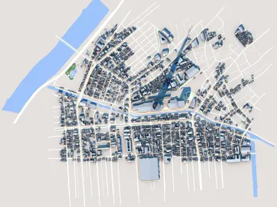 Tokyo Skytree Roppongi Hills Mori Tower 3D model