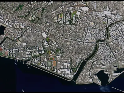 Kagoshima - Japan 3D model