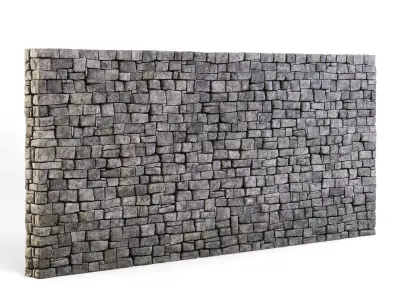 Forge Stone Wall 3D model