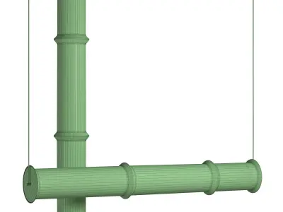 Canna Pendant Light 3D model