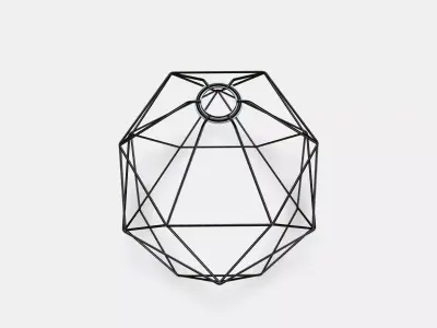 BRUNSTA pendant lampshade Low-poly 3D model