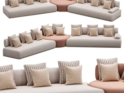 Ilario Sofa by Visionnaire 3D model