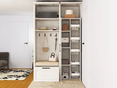 shoe closet 3D model