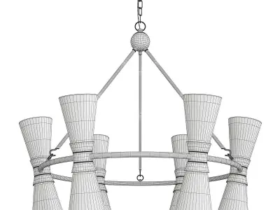 Quennell Chandelier Low-poly 3D model