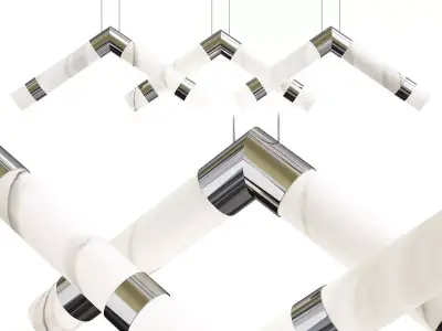 Avedu LED Linear Pendant Light Low-poly 3D model