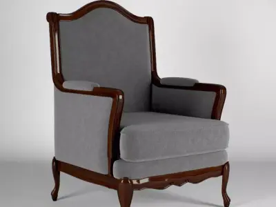 Classic Armchair 3D model