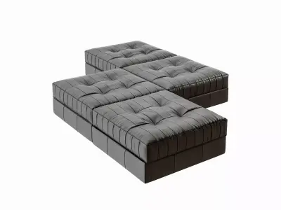 DS 1088 05 Pouf 3D model