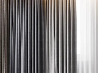 Hadi curtain 65 3D model