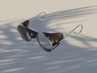 Cyberpunk Glasses Modern 3D model