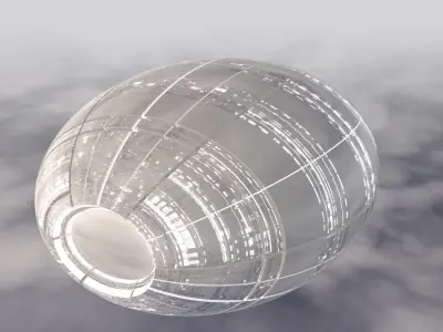 Sci-Fi Spaceship A 003 3D model