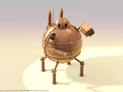 Old KA02 ROBOT  3D model