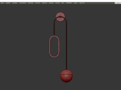 NIELLO SCONCE Low-poly 3D model