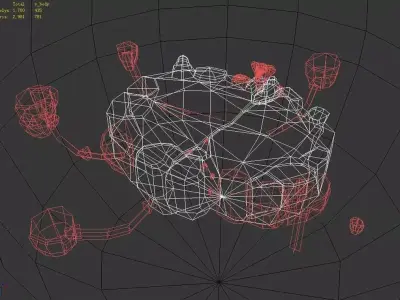 Low Mode - BOSS Battle Map 3D model