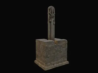 Pashupatinath Trishul  3D model