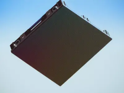Modular Stage LED Screen 126 by 126 with render file 3D model