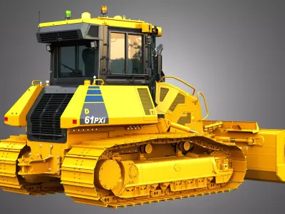 D61 PXi Crawler Dozer 3D model