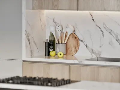 Kitchen 04 3D model buy