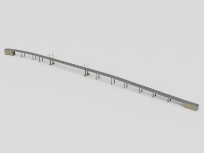 Kessock Bridge 3D model