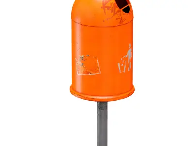 iron street orange city urn 3D model