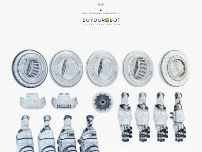 Frog robot toy-companion II 3D model