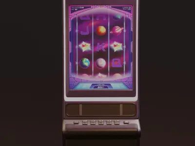 Casino Slot Modern - For Virtual Casino Games 3D model
