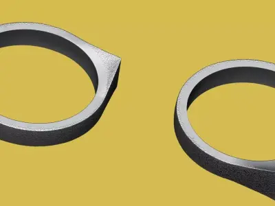 Pointy ring Free 3D print model