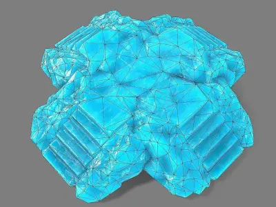 Staris Rock 10 Low-poly 3D model