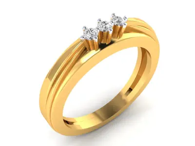 Women Ring  Render 3dm STL OBJ FBX MTLDetails 3D print model 6