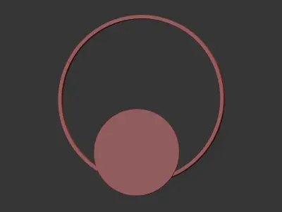 Olympic Circle Wall Sconce by Lorenzo Truant 3D model