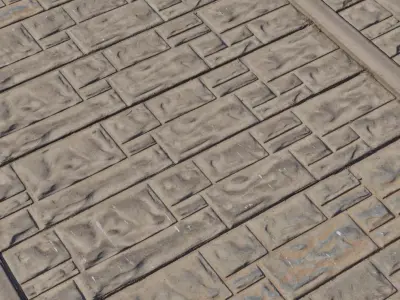 Stamped Concrete Pavers Texture