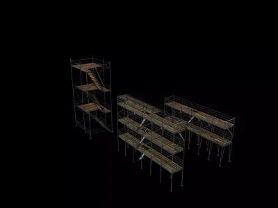 scaffolding set 3D model