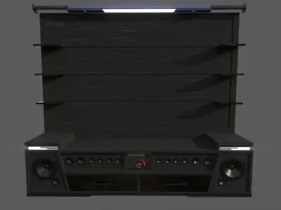 Rack Modern Free 3D model