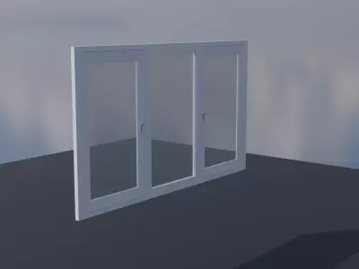 Simple Window Pack Free low-poly 3D model