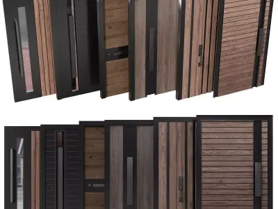 ENTRANCE DOOR COLLECTION NO5 A 3D model