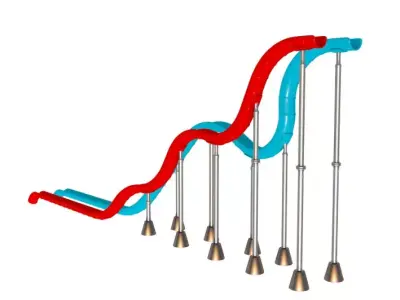 water slides 3D model