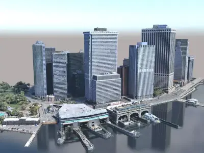 Lower Manhattan Year 2021 part01 3D model