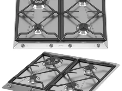 SMEG kitchen appliance collection 3D model