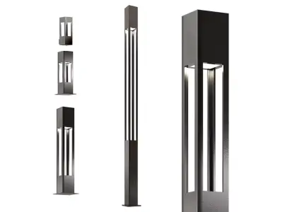 Set of lanterns 3D model