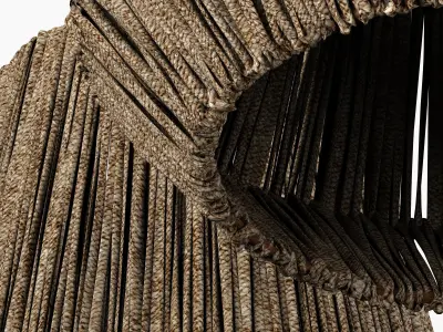 Lamp cone rope n11 3D model