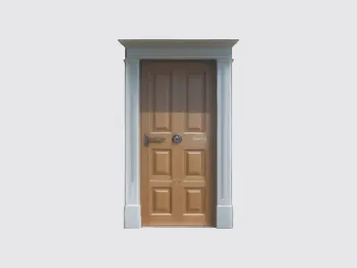 Door 2 Low-poly 3D model