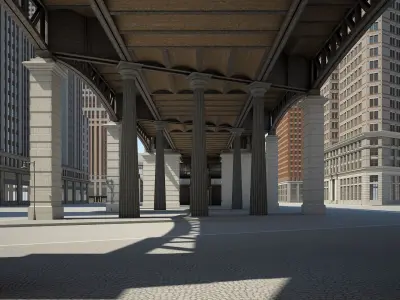 Modern Metropolis 3D model