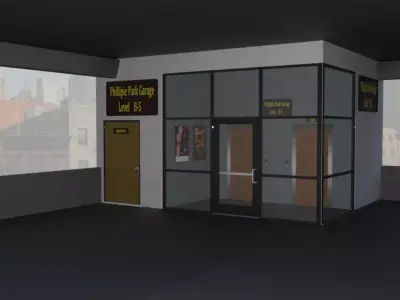 Elevator Lobby 3D model