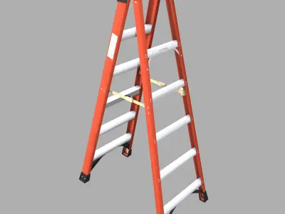 Ladder Low Poly Low-poly 3D model