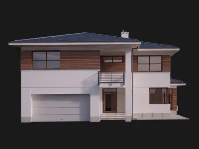 Villa House 3D model