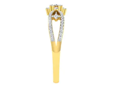 Solitaire Engagement Wedding Women Ring 3dm STL OBJ FBX Details 3D print model purchase