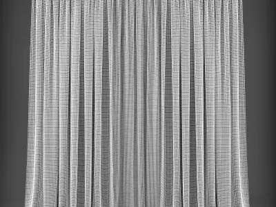 Curtain Low-poly 3D model 115