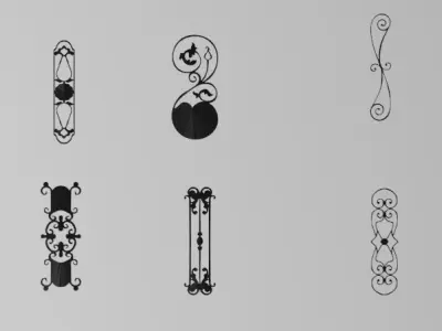 Wrought iron 3D model