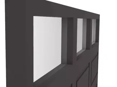 Garage door Free 3D model