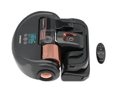 Samsung Powerbot Turbo Robot Vacuum with Remote Controller 3D model