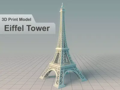 Eiffel Tower 3D print model